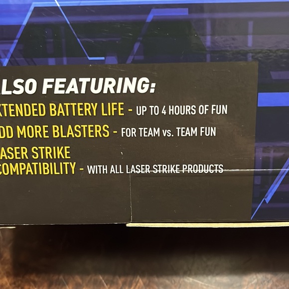 NIB Nerf Laser Strike 2 pack laser guns gun blue green - Picture 3 of 7